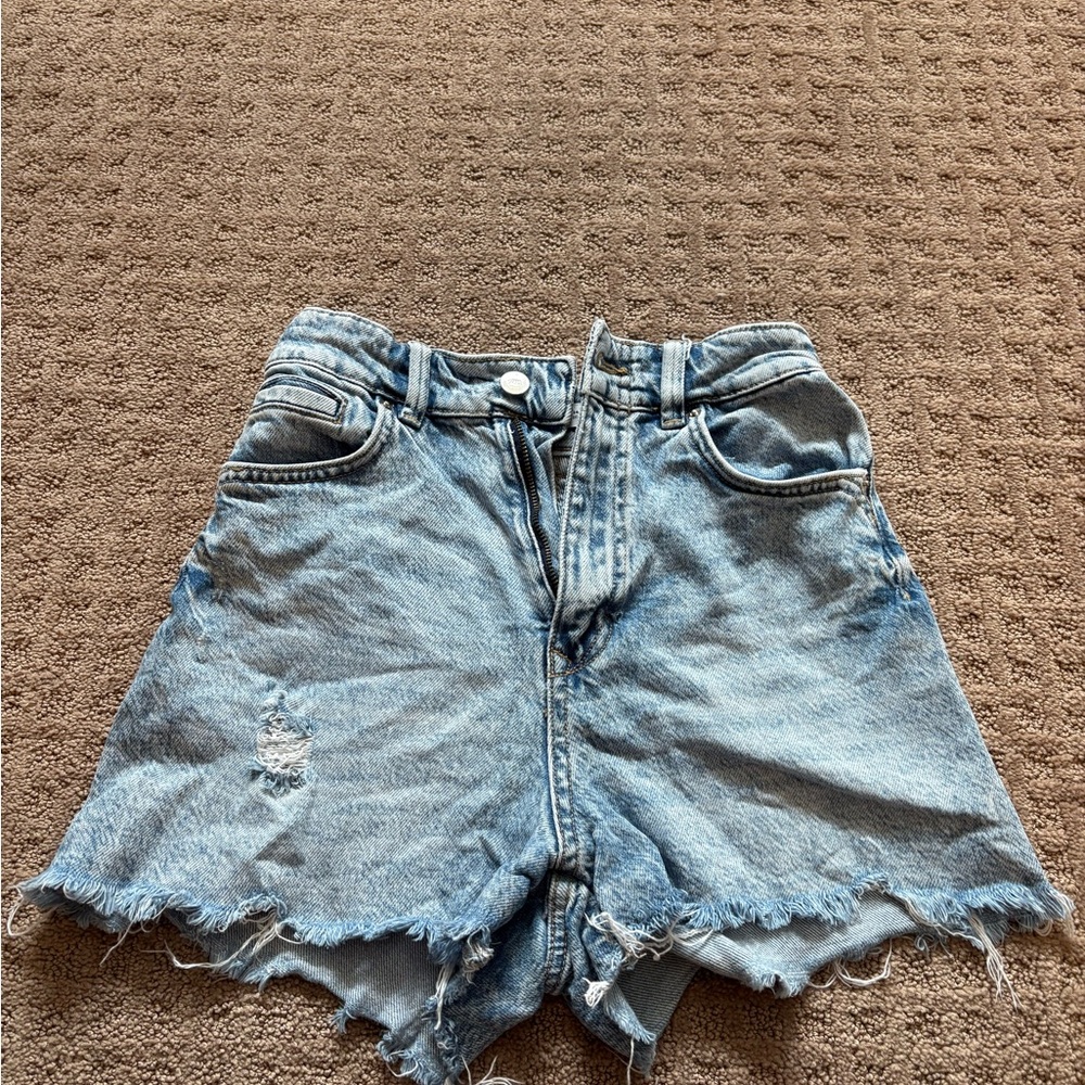 Denim Distressed Women's Shorts